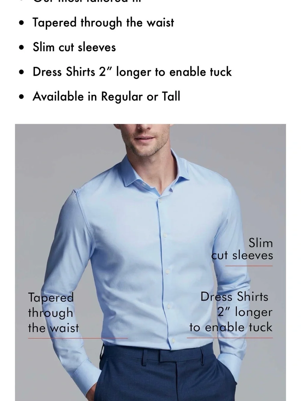Banana Republic | Non-Iron Cotton Stretch Shirt - Grant Fit - Large Tall - Pink